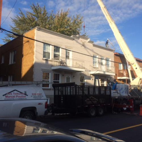 Les Toitures Marcel Pouliot, réalisations, couvreur Québec, couvreur, toiture neuve, Québec, rénovation, entretien, projets